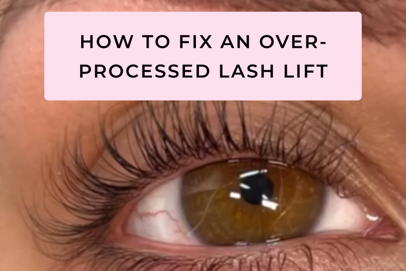 How to Fix an Over-Processed Lash Lift (Step-by-Step)