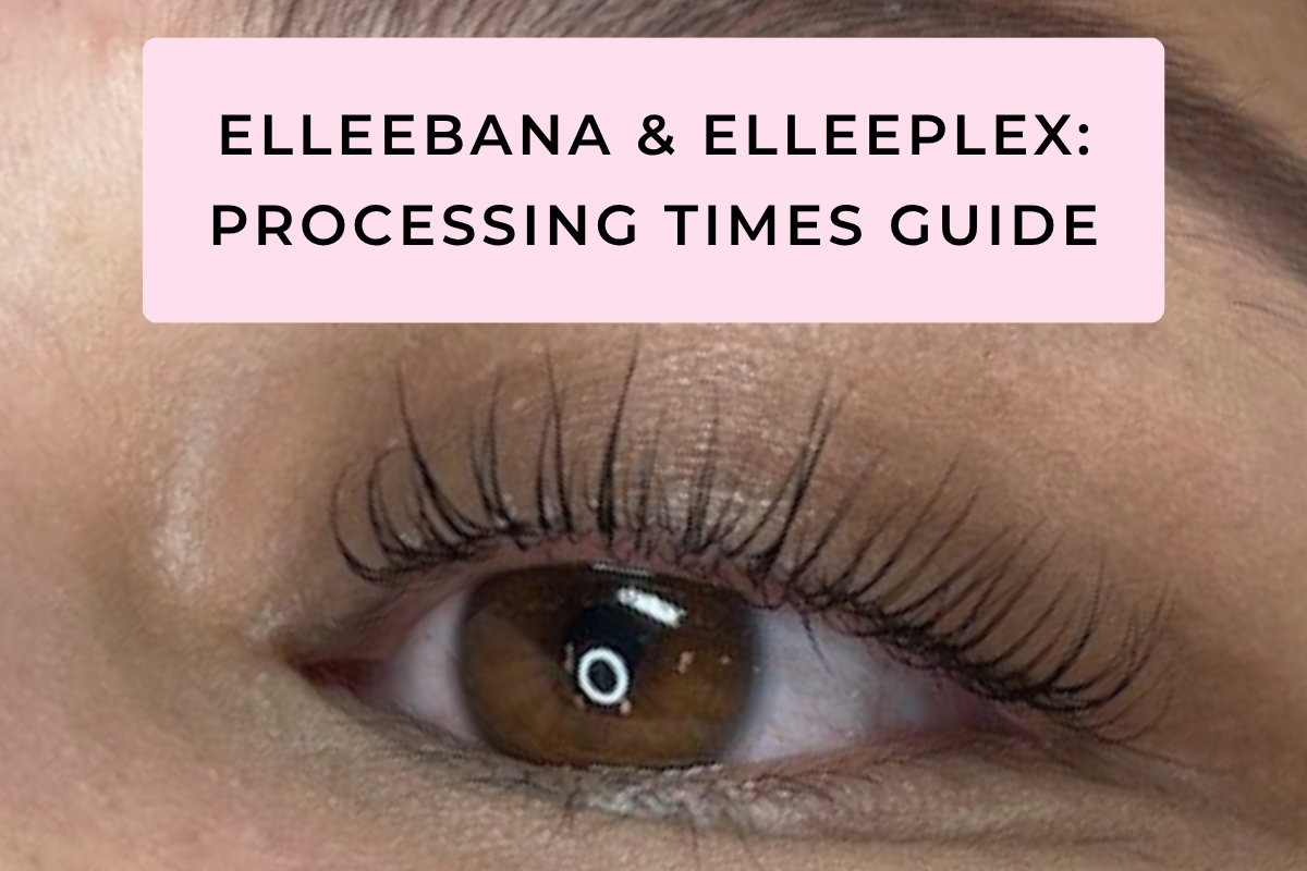lash lift processing times guide for lash artists