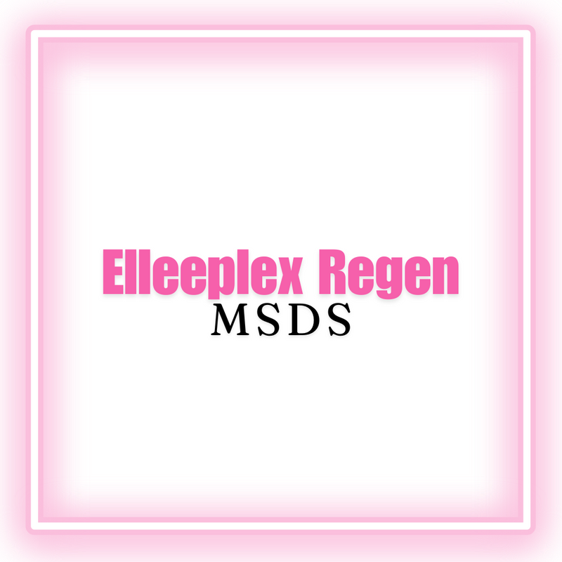Elleeplex Regen MSDS  [digital download]