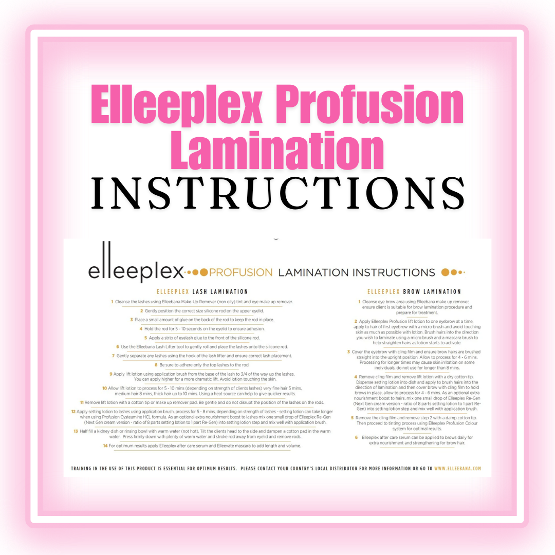 Elleeplex Profusion Lamination INSTRUCTIONS  [digital download]