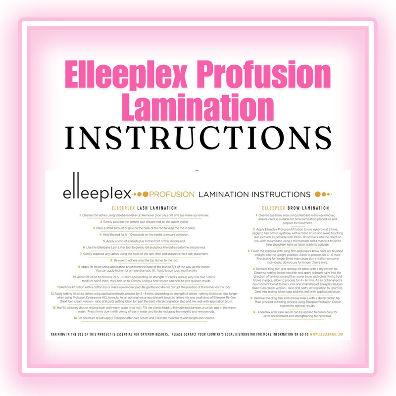 Elleeplex Profusion Lamination INSTRUCTIONS  [digital download]