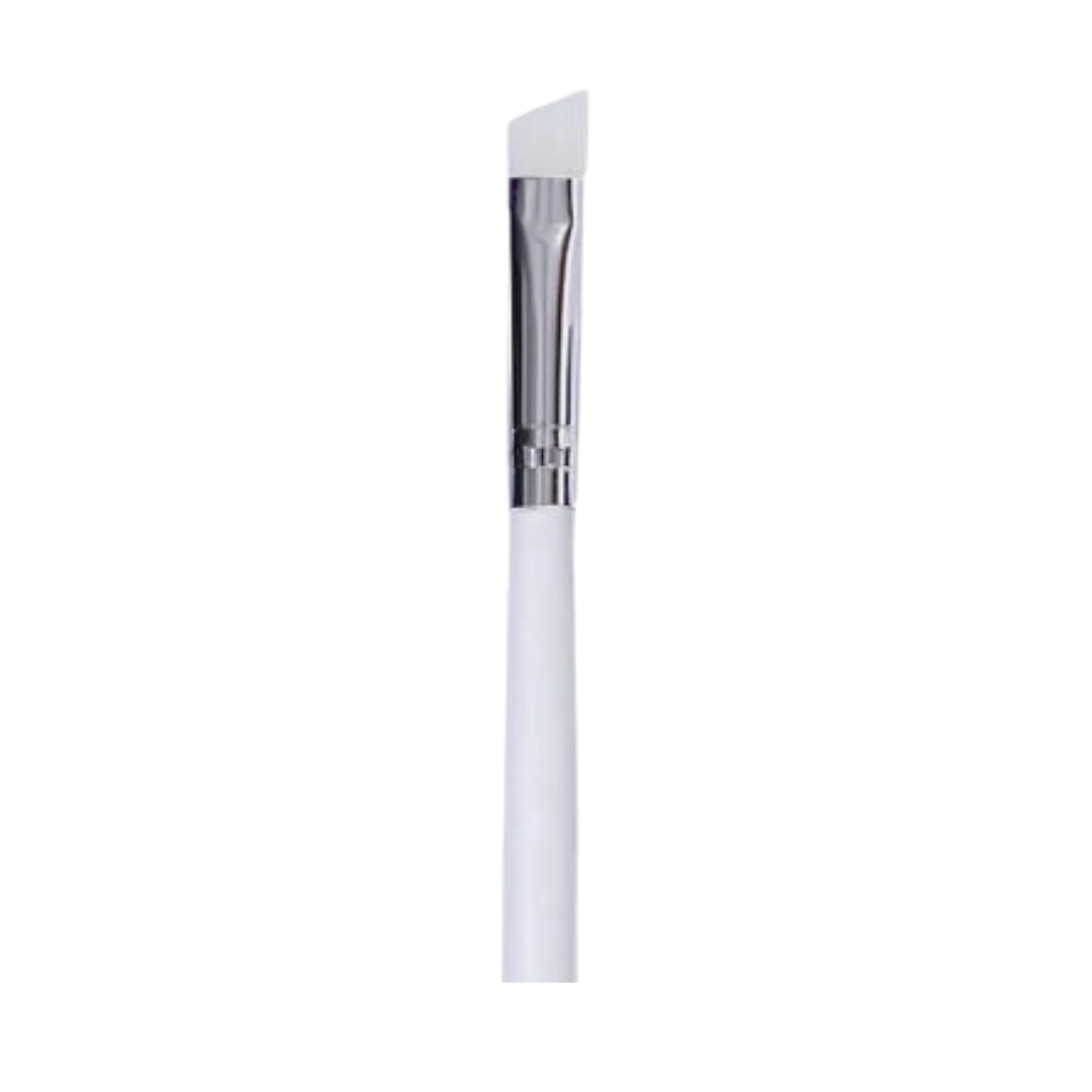 Silicone Application Brush - Angled (White)