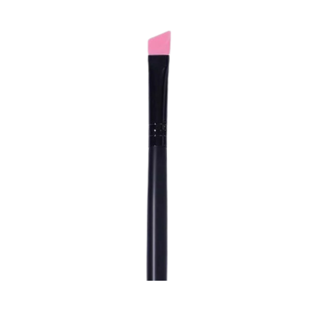 Silicone Application Brush - Angled (Black + Pink)
