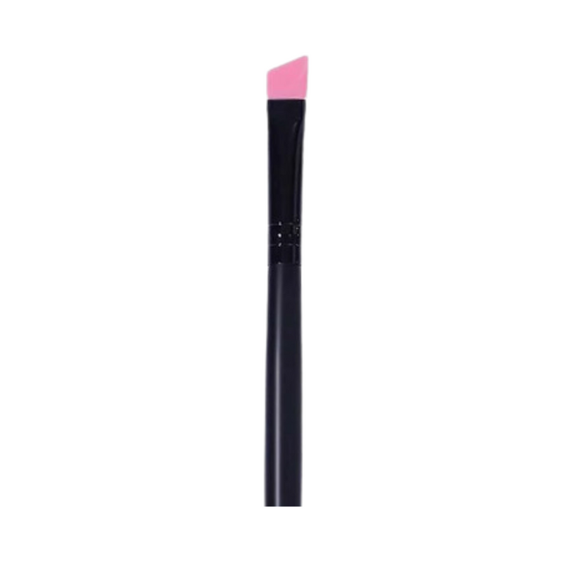 Silicone Application Brush - Angled (Black + Pink)