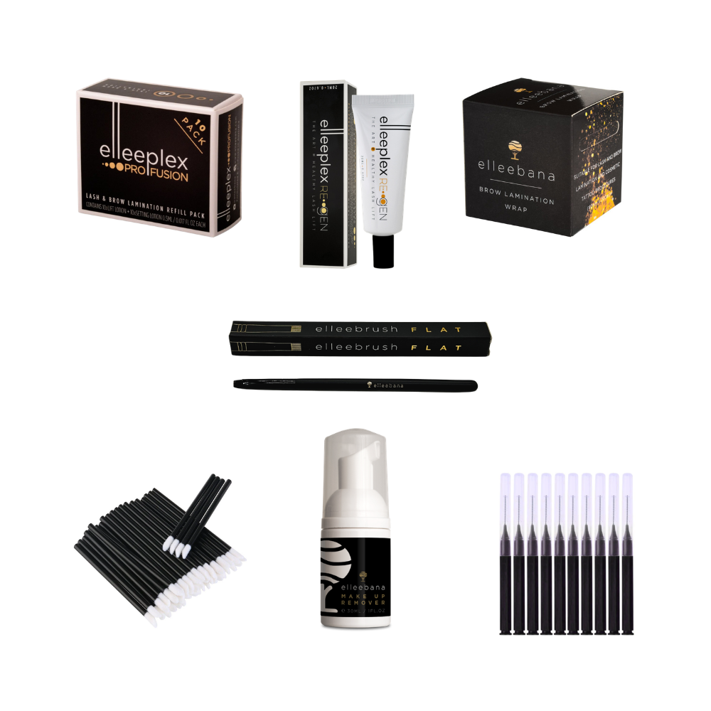 products needed to add brow lamination to your service menu