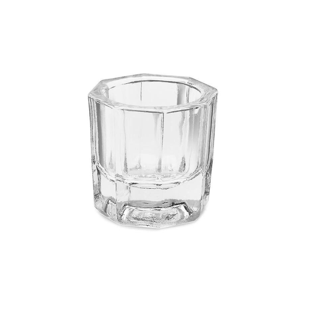 Glass dappen mixing dish for tint and lash lift solutions