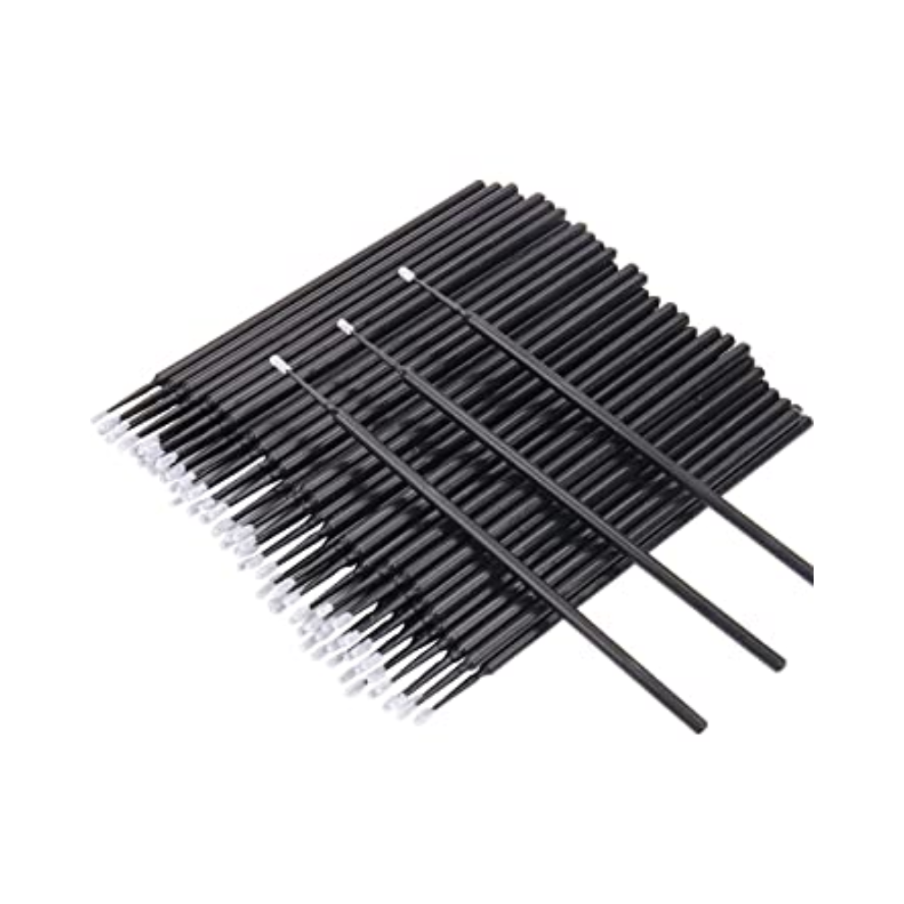 Disposable Microbrushes - Black (100 Pack) by Lash Lift Society