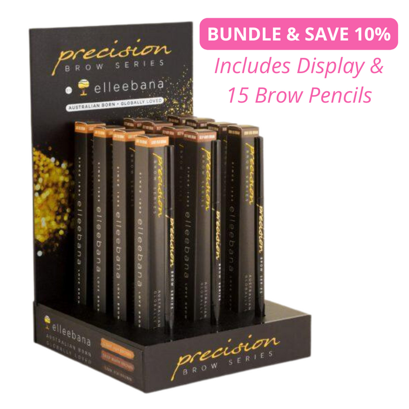 Elleebana Precision Brow Pencil Display & Pencils Bundle