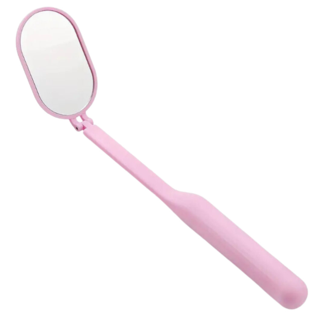 Adjustable Angled Lash/Brow Mirror - Pink