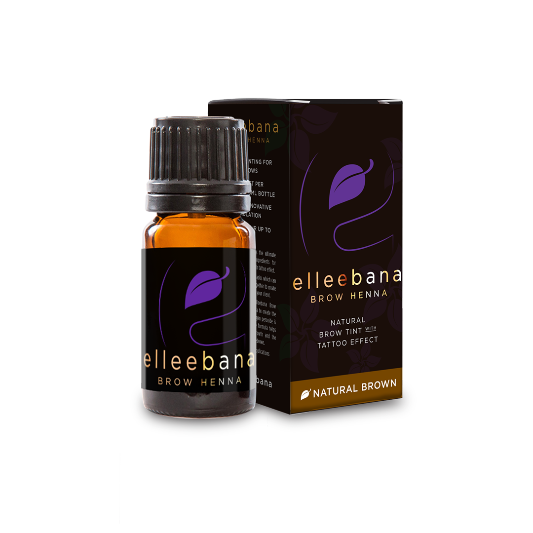Elleebana Natural Brown Henna | Brown Henna | Lash Lift Society