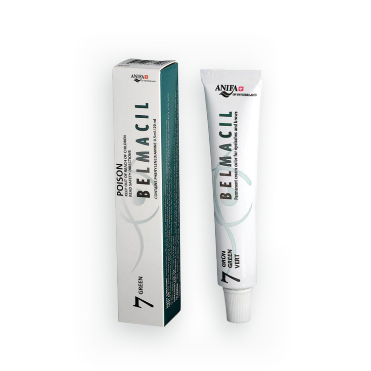 Belmacil Tint 7 Green Tube | Belmacil Tint 7 Green | Lash Lift Society