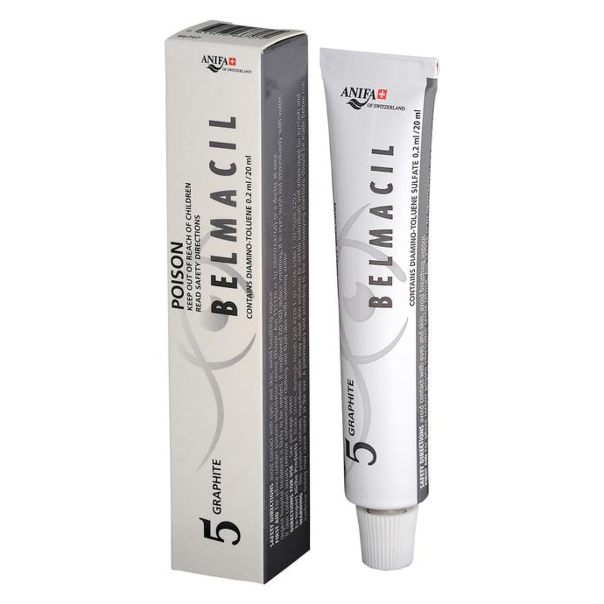 Belmacil Tint 5 Graphite | Tint 5 Graphite Tube | Lash Lift Society