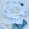 Chenille Patch Sweatshirt - LASH BOSS (4 colors available)