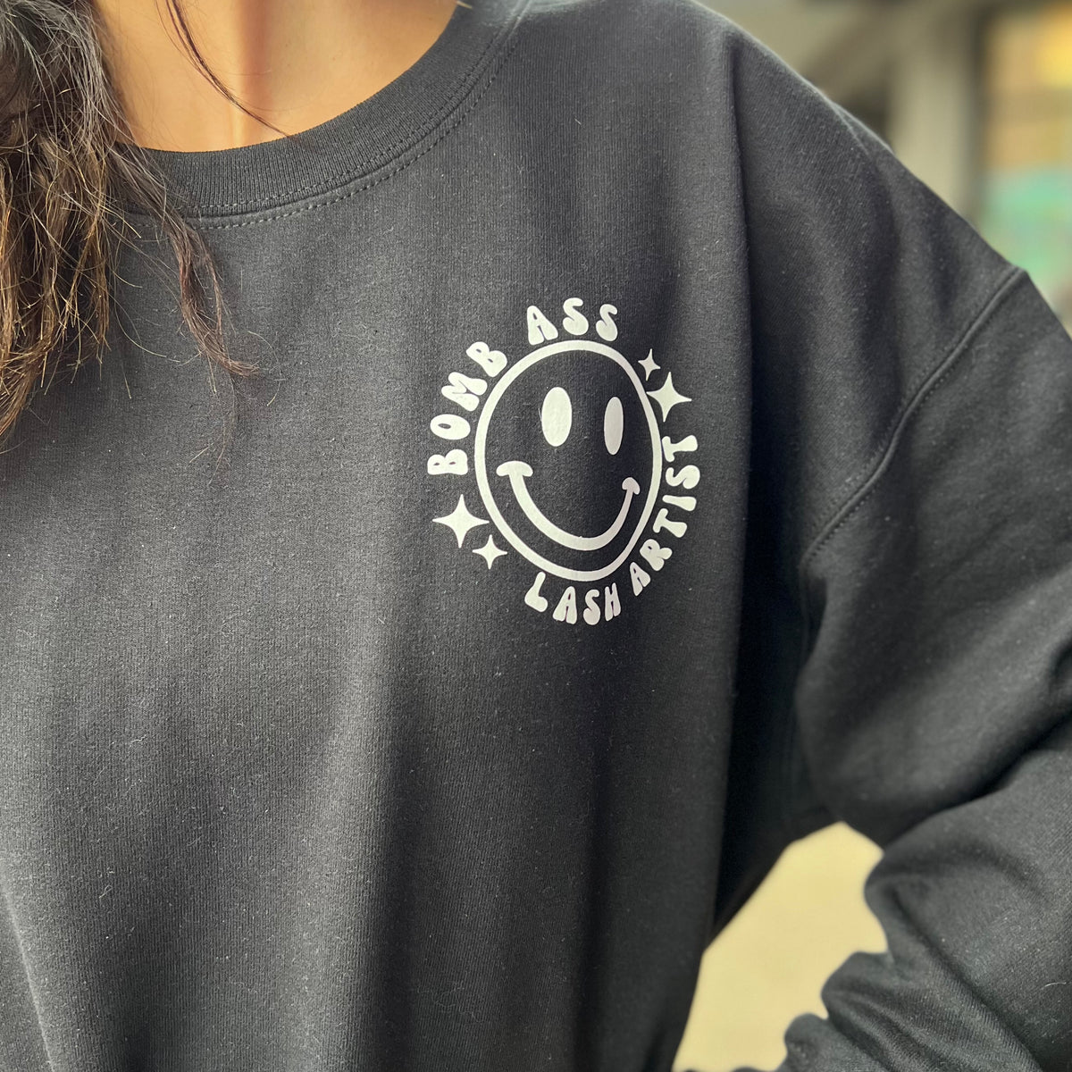 Somebody's Bomb @$$ Lash Artist - Crewneck Sweatshirt